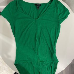 Green Bodysuit from Forever 21